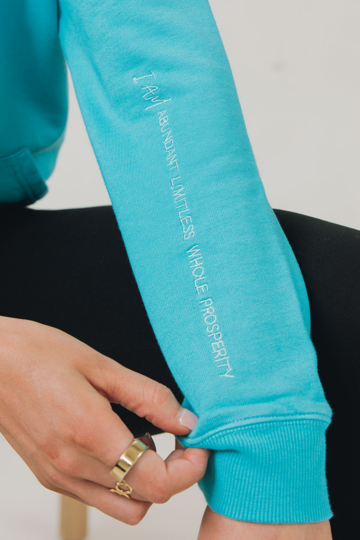 Aura Empower Hoodie - Turquoise